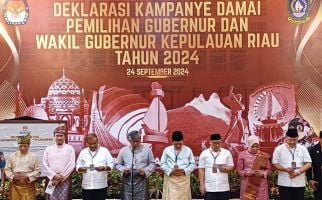 Kampanye Damai, Dua Paslon Gubernur-Wakil Gubernur Kepri Sepakat Tolak Politik Uang - JPNN.com