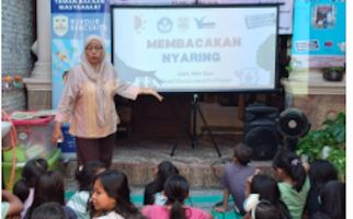 Semarakkan Literasi di Masyarakat, TBM Bukit Duri Bercerita Gelar Baca Nyaring - JPNN.com