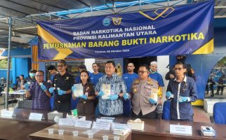 Bea Cukai Tarakan dan BNNP Kaltara Gelar Pemusnahan Narkotika, Sebegini Banyaknya - JPNN.com