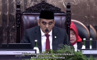 Ketua MPR RI Gaungkan Dukungan untuk Palestina saat Pelantikan Presiden - JPNN.com