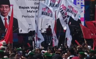 Relawan Jokowi dan Prabowo Kompak Joget Bareng di Bundaran HI - JPNN.com