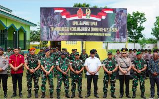 Brigjen TNI Antoninho Hadiri Upacara Penutupan TMMD ke-122 Kodim 1503/Tual - JPNN.com