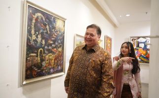 Menko Airlangga Puji Siswa SMA Gelar Pameran Seni Berkelas Nasional - JPNN.com