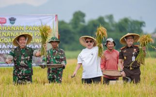 Jerry Hermawan Lo dan TNI AD Menghidupkan Lahan yang Tidur 4 Tahun, Hasilnya Luar Biasa - JPNN.com