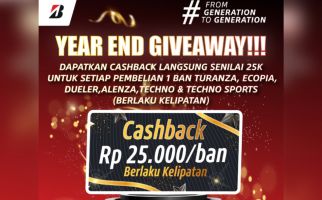 Libur Akhir Tahun, Bridgestone Hadirkan Program Menarik, Ada Cashback - JPNN.com