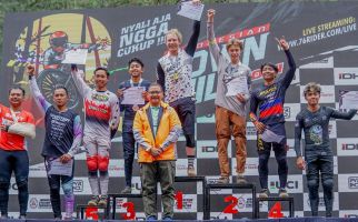 Rendy Varera & Ayu Triya Andriana Raih Gelar Juara Umum 76 Indonesian Downhill 2024 - JPNN.com