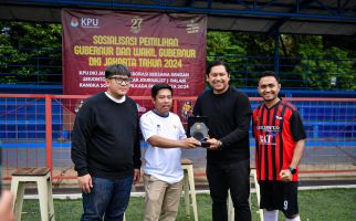 Gandeng Klub Sepak Bola Jurnalis, KPU DKI Ajak Masyarakat Berkontribusi di Pilkada - JPNN.com