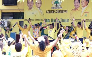 Golkar Surabaya Ikut Sukseskan Pemecahan Rekor MURI Senam Serentak Nasional - JPNN.com