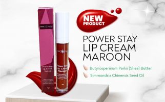 Powerstay Lip Cream Maroon Bantu Atasi Masalah Bibir Kering dan Pecah Pecah - JPNN.com