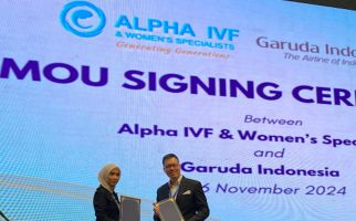 Garuda Indonesia dan Pusat Fertilitas Alpha IVF & Women’s Specialists Kuala Lumpur Teken Kerja Sama - JPNN.com