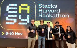 Mahasiswa President University Sabet Juara Stacks Harvard Hackathon  - JPNN.com