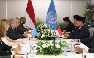 Bertemu Sekjen PBB, Prabowo Tegaskan RI Dukung Penguatan Pasukan Perdamaian di Palestina - JPNN.com