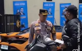 Viral Polisi Pangkat Kompol Dibentak Pemotor di Kediri, Pelaku Ternyata - JPNN.com