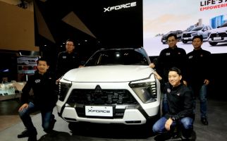 Mitsubishi XForce dengan Fitur Diamond Sense Melantai di GJAW 2024 - JPNN.com