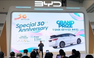 GJAW 2024, BYD Sediakan Hadiah Mobil Listrik M6 Superior - JPNN.com