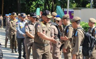 8.965 Personel Gabungan Satpol PP Siap Amankan 4.848 TPS di Tangerang - JPNN.com