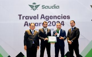 Punya Prestasi Bagus, Fly DBA Indonesia Raih Penghargaan Tertinggi dari Saudia Airlines - JPNN.com