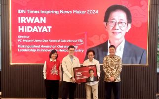 Direktur Sido Muncul Irwan Hidayat Raih Penghargaan IDN Times Inspiring News Maker 2024 - JPNN.com