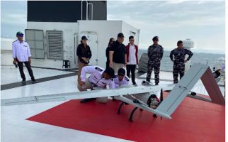 Drone Aruna 45 Berbahan Composite Daur Ulang Karya Anak Bangsa Akan Menjajal Wilayah Natuna - JPNN.com