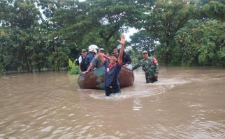 6 Kecamatan di Sragen Dilanda Banjir Imbas Hujan Deras - JPNN.com