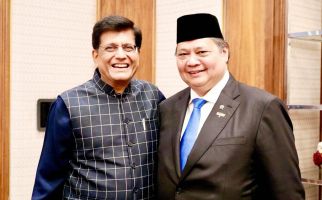 Dorong Perdagangan, Menko Airlangga dan Piyush Goyal Sepakati Penyelesaian Isu Teknis - JPNN.com