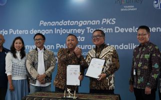 ITDC & Jasaraharja Putera Resmikan Kontrak Asuransi Aset Pertamina Mandalika International Circuit - JPNN.com