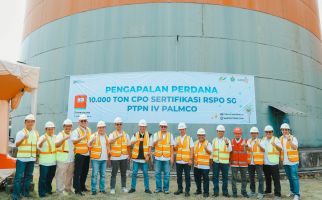 PTPN IV Kirim 10 Ribu Ton CPO Bersertifikasi RSPO SG, Potensinya USD 9 Juta - JPNN.com