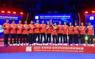 Negeri Tirai Bambu Bertuah, Tim Beregu Campuran Indonesia Juara BAMTC 2025 - JPNN.com