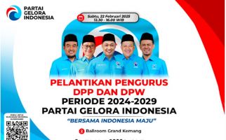 Besok, Partai Gelora Gelar Pelantikan Pengurus DPP dan DPW Periode 2024-2029 - JPNN.com