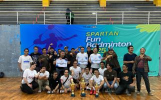 Perkuat Solidaritas, Pokja Wartawan Jaksel Gelar Spartan Fun Badminton 2025 - JPNN.com