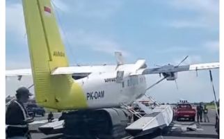 Pesawat Airfast Bermasalah saat Pendaratan, Runway Bandara Ngurah Rai Ditutup Sementara - JPNN.com