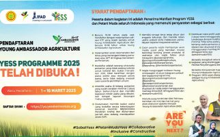 BPPSDMP Kementan Buka Pendaftaran Young Ambassador Agriculture 2025 - JPNN.com