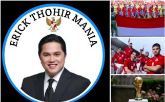 Erick Thohir Mania Optimistis Timnas Indonesia Menang Lawan Australia dan Bahrain - JPNN.com