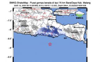 Gempa M 4,5 Guncang Malang, BMKG: Tidak Berpotensi Tsunami - JPNN.com