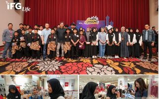 IFG Life Berbagi Dengan Anak Panti Asuhan, Belanja Baju Lebaran & Bukber - JPNN.com