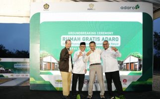 Kementerian PKP Groundbreaking Pembangunan 500 Rumah Gratis Adaro untuk MBR - JPNN.com