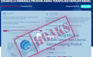 Hoaks Le Minerale Terafiliasi Israel, Pakar Menilai Ada Upaya Menjatuhkan Produk Lokal - JPNN.com