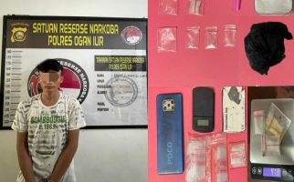 Edarkan Sabu-Sabu, KZ Ditangkap Satresnarkoba Polres Ogan Ilir - JPNN.com