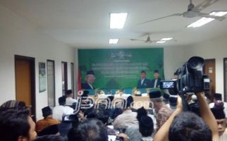 Gemuruh Selawat Sambut Kiai Ma'ruf di PWNU DKI - JPNN.com