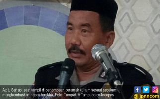 Kisah Aiptu Sahabi, Meninggal saat Ceramah, Sempat Minta Maaf - JPNN.com