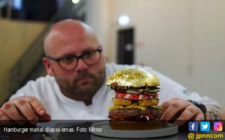 Hamburger Berlapis Emas Bro, Harganya Rp 31 Juta! - JPNN.com