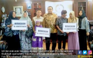 Istri dan 6 Anak Mohon Al Khaththath Dibebaskan Sebelum Lebaran - JPNN.com