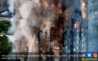 Apartemen 24 Lantai di London Terbakar, Orang Terjebak Nekat Melompat - JPNN.com