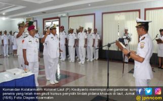 30 Perwira Penyidik Tindak Pidana Khusus di Laut Diambil Sumpah - JPNN.com