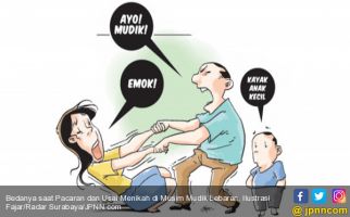 Bedanya saat Pacaran dan Usai Menikah di Musim Mudik Lebaran - JPNN.com