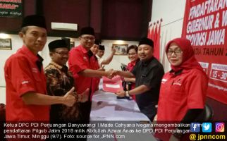 PDIP Banyuwangi Kembalikan Formulir Anas Untuk Pilgub Jatim - JPNN.com