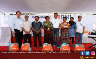 Pasar Murah Berbagi Sembako BNI Meriahkan Tour de Flores - JPNN.com