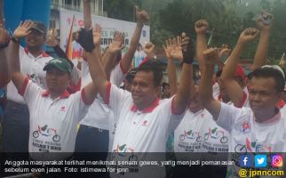 Salut, Ribuan Peserta Ikuti Gowes Pesona Nusantara di Sawalunto - JPNN.com