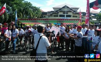 Kemenpora Berharap Antusiasme Gowes Nusantara di Kota Lain Tak Seperti Minahasa Utara - JPNN.com