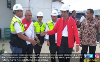 Jokowi Tinjau Progres Pembangunan Ruas Pekanbaru-Dumai - JPNN.com